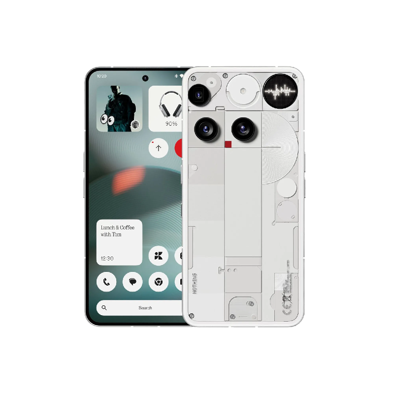 Смартфон Nothing Phone (3) 16/512ГБ, Dual: Nano-SIM, цвет: белый (White)
