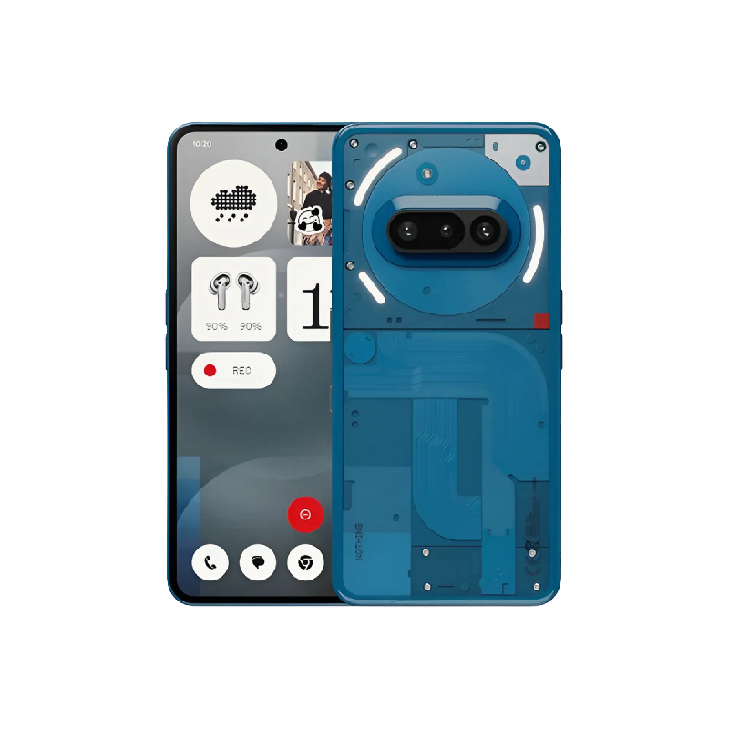 Смартфон Nothing Phone (3a) 12/256 ГБ, Dual: Nano-SIM, цвет: голубой (Blue)
