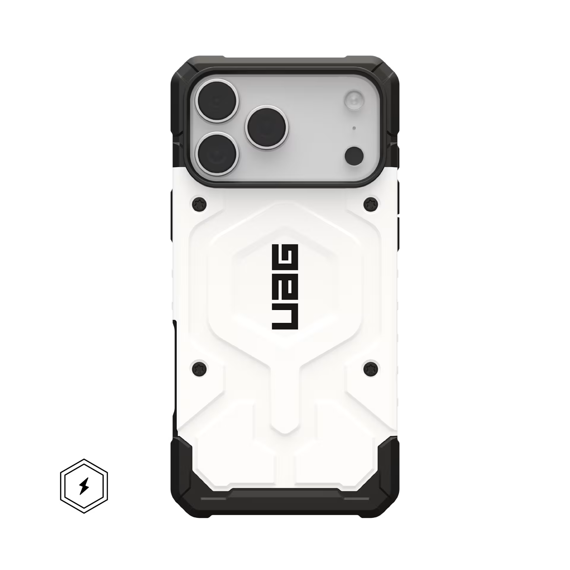 Чехол UAG Pathfinder с поддержкой MagSafe для iPhone 17 Pro Max, цвет: белый (White)