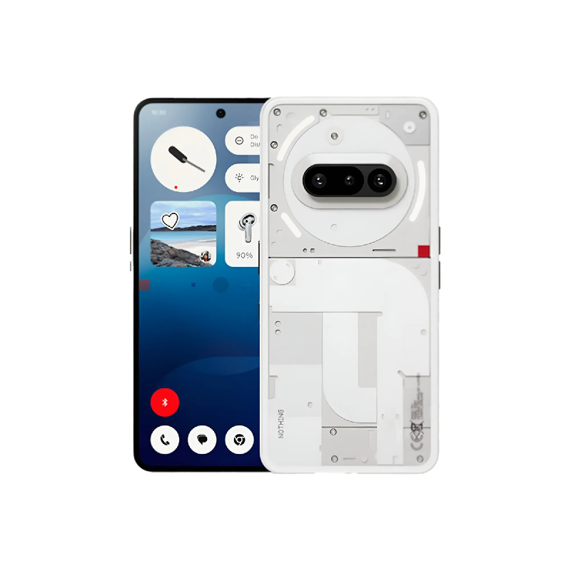 Смартфон Nothing Phone (3a) 8/128 ГБ, Dual: Nano-SIM, цвет: белый (White)