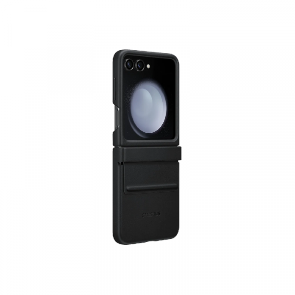 Чехол Samsung Flap Eco-Leather Case для Z Flip5 цвет: Чёрный (Black)