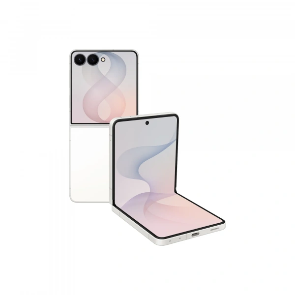 Смартфон Samsung Galaxy Z Flip8 12/256 ГБ, Nano Sim + eSIM, цвет: кремовый (Cream)