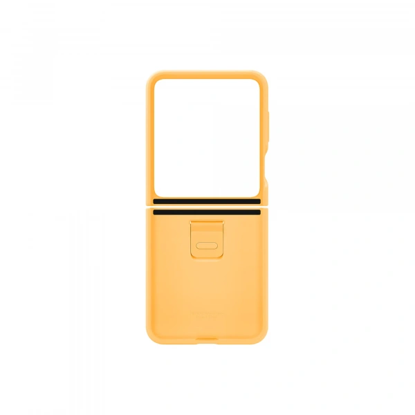Чехол Samsung Silicone Case with Ring для Z Flip5 цвет: абрикосовый (Apricot)
