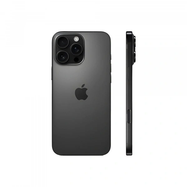 Смартфон Apple iPhone 16 Pro 128 ГБ, Dual sim (две SIM-карты), цвет: черный титан (Black Titanium)
