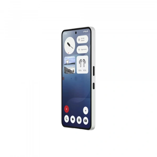 Смартфон Nothing Phone (3a) 8/128 ГБ, Dual: Nano-SIM, цвет: белый (White)
