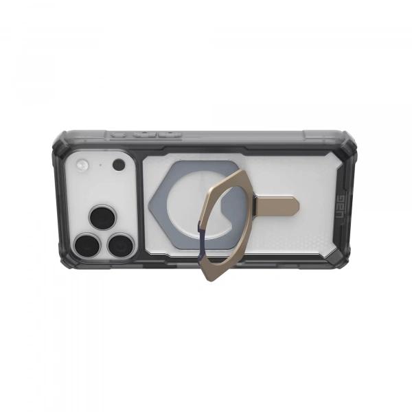 Чехол с поддержкой MAGSAFE Uag Plasma XTE для iPhone 17 Pro Max, цвет: тонированный/титан (Ash/Titanium)