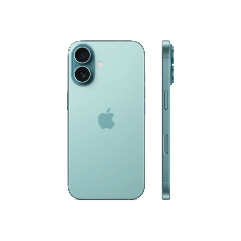 Смартфон Apple iPhone 16 256 ГБ Nano Sim + eSIM, цвет: бирюзовый (Teal)