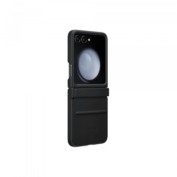 Чехол Samsung Flap Eco-Leather Case для Z Flip5 цвет: Чёрный (Black)