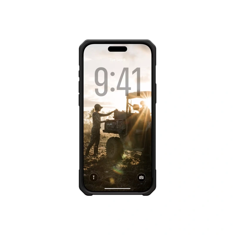 Чехол UAG Monarch Pro с поддержкой MagSafe для iPhone 17 Pro цвет: титановый (Titanium)
