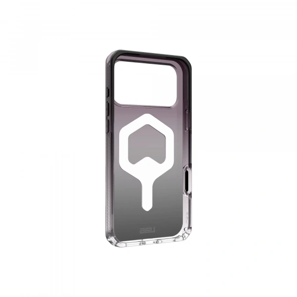 Чехол с поддержкой MAGSAFE Uag Plyo для iPhone 17 Pro Max, цвет: черный переходит в прозрачный (Black/Clear Ombre)