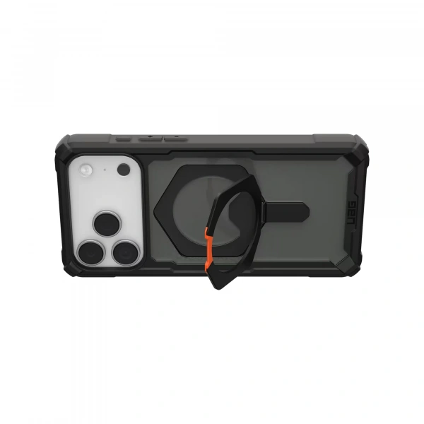 Чехол с поддержкой MAGSAFE Uag Plasma XTE для iPhone 17 Pro Max, цвет: черно/оранжевый (Black/Orange)