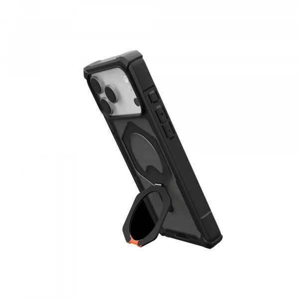 Чехол с поддержкой MAGSAFE Uag Plasma XTE для iPhone 17 Pro Max, цвет: черно/оранжевый (Black/Orange)