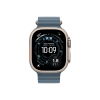 Часы Apple Watch Ultra 3 GPS 49 мм, корпус натуральный титан (Natural Titanium), ремешок Ocean, Якорный синий (Anchor Blue)