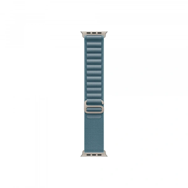 Часы Apple Watch Ultra 3 GPS 49 мм, корпус натуральный титан (Natural Titanium), ремешок Alpine, светло-синий (Light Blue), размер  S