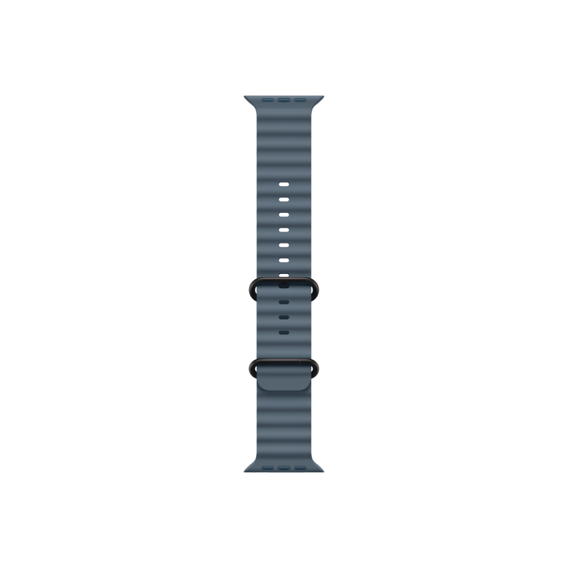 Часы Apple Watch Ultra 3 GPS 49 мм, корпус черный титан (Black Titanium), ремешок Ocean, Якорный синий (Anchor Blue)
